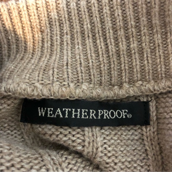 Weatherproof women’s full zip long sleeve ribbed sweater pockets Sz M gray - Picture 10 of 10